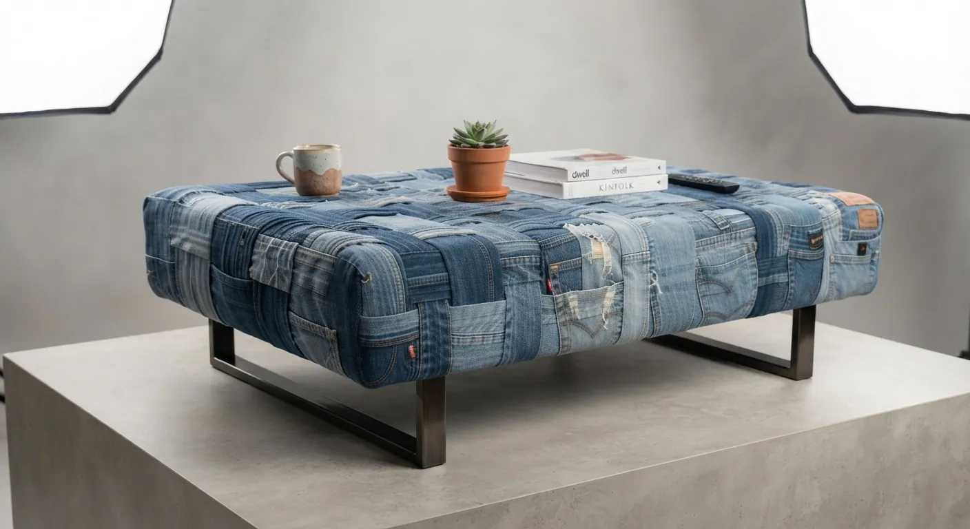 The Joffee Table on a concrete plinth under studio lights